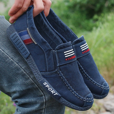 Mocasines hombre lona transpirable estilo casual - Mateo
