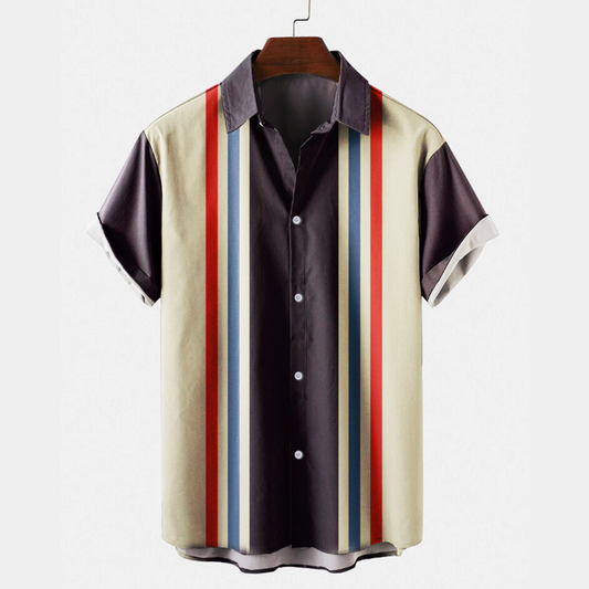 Camisa Retro Vermillon