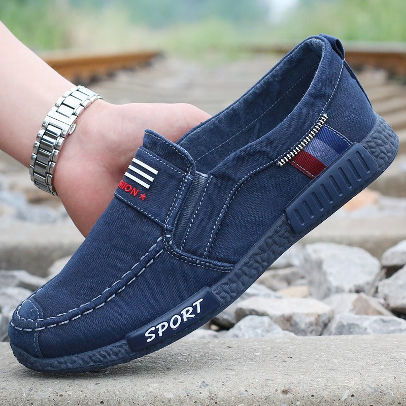 Mocasines hombre lona transpirable estilo casual - Mateo