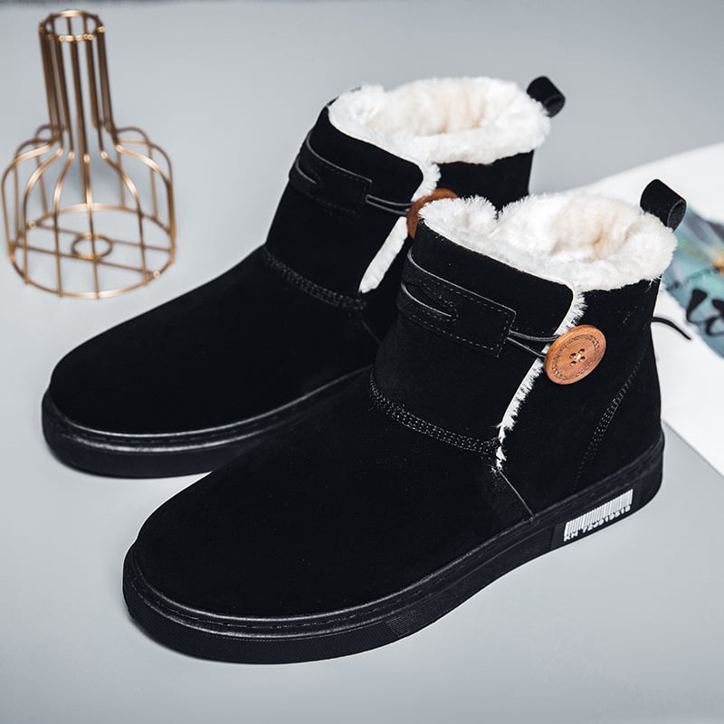Botines de invierno para hombre en ante con forro calido - Danny