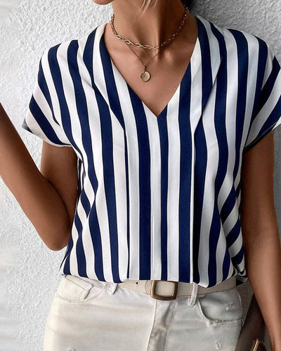 Kalisya - Blusa de verano a rayas