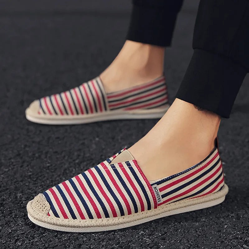 Mocasines hombre lino transpirable estilo casual - Damián