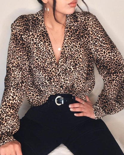 LEONA- Blusa de leopardo