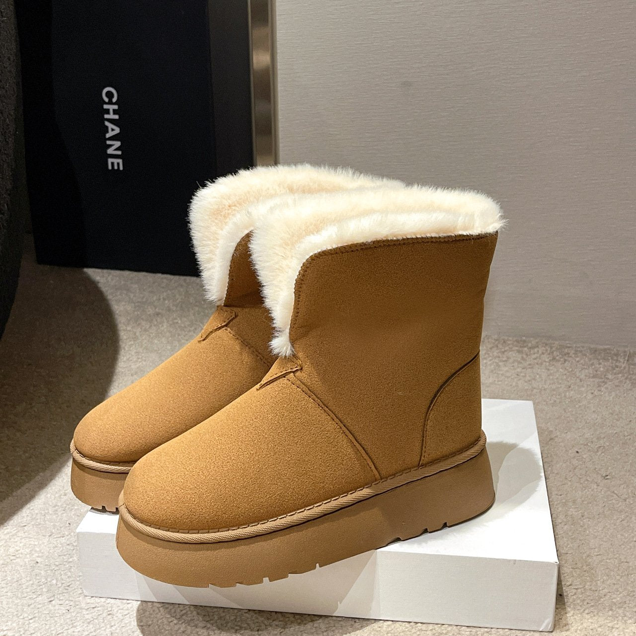 Botas de invierno para mujer con forro de felpa - Nina