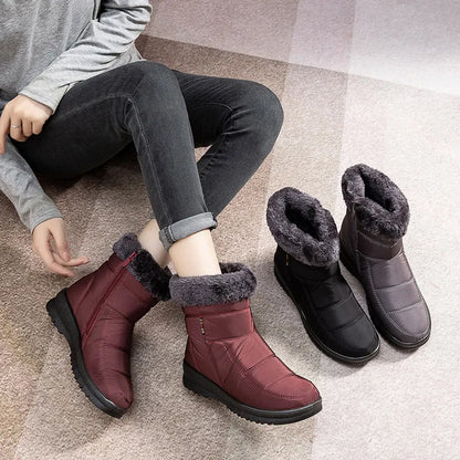 Alyna - Botas de invierno para mujer, cálidas y cómodas