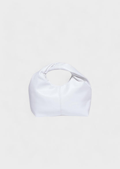 Bolso mujer tipo hobo asa redonda cuero sintético diseño moderno - Malva