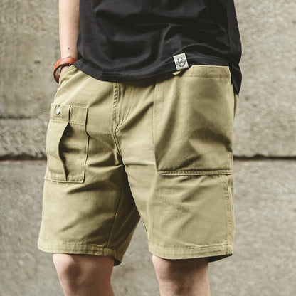 Pantalones cortos hombre algodón bolsillos cargo - Damián