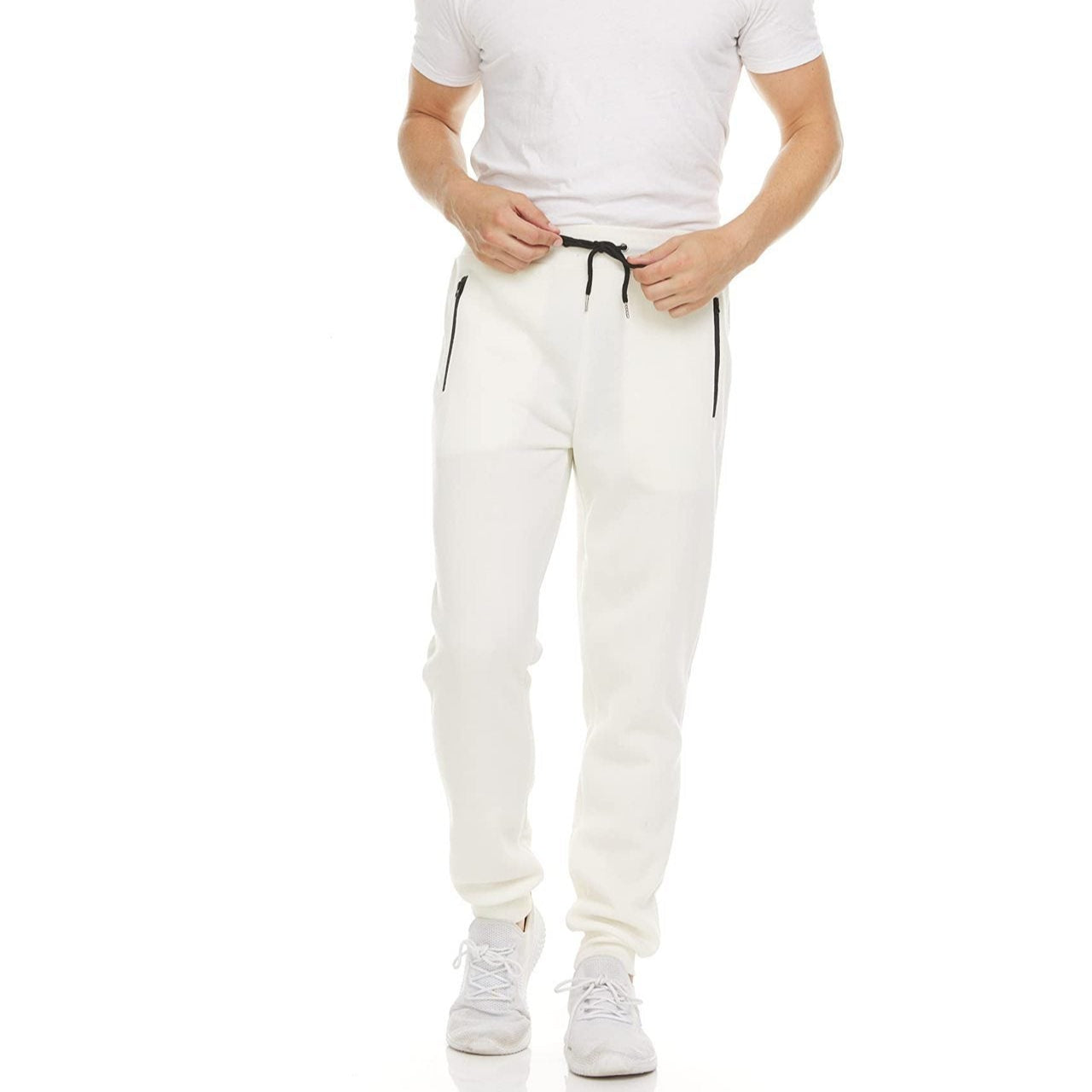 Logan - Pantalón de deporte casual con cremallera