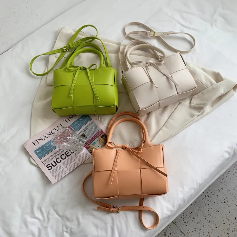 Bolso bandolera pequeño efecto trenzado para mujer - Lía