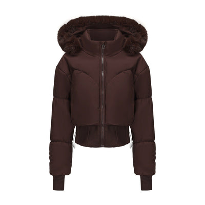 Chaqueta corta para mujer con capucha - Avenil