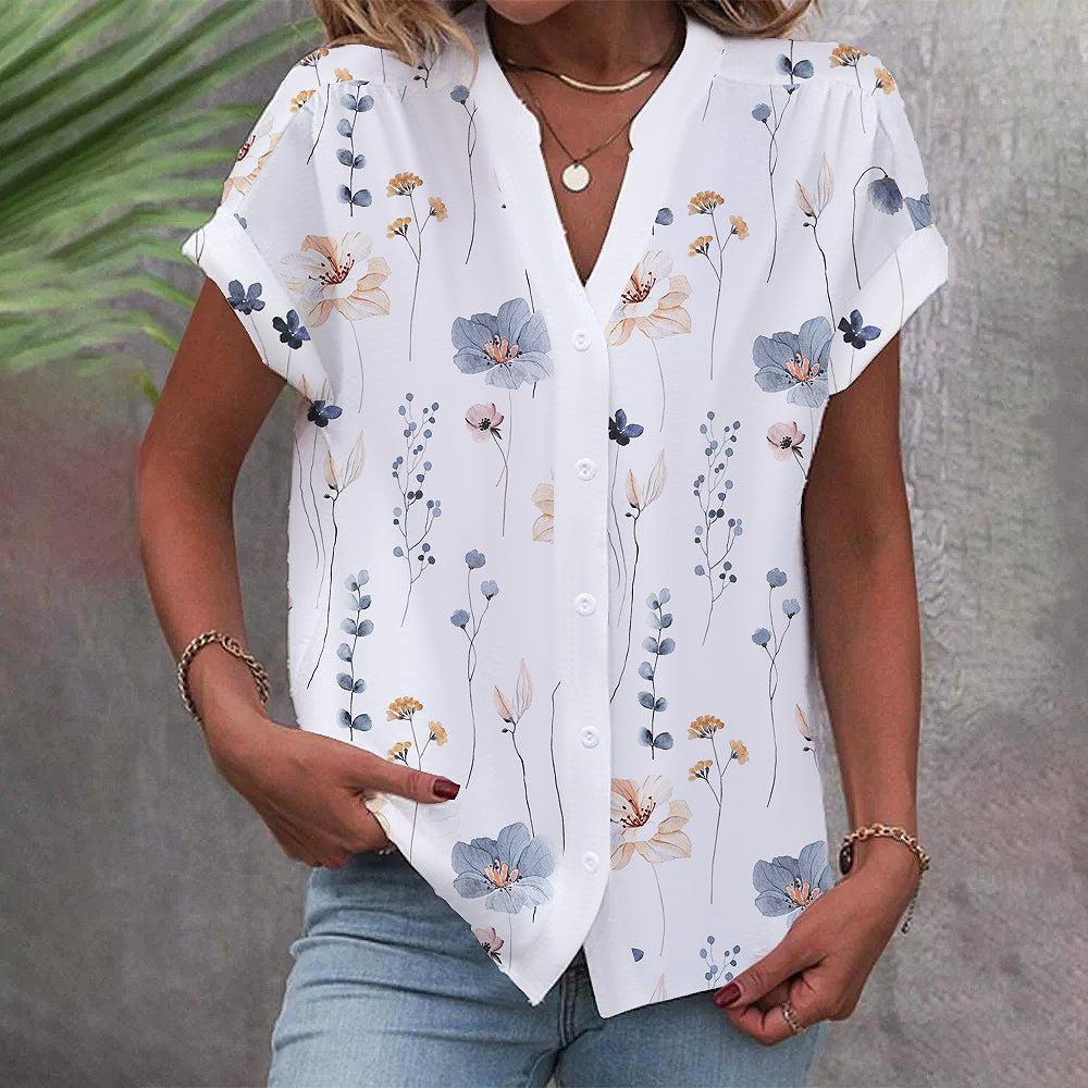 Mayena - Camisa floral con botones