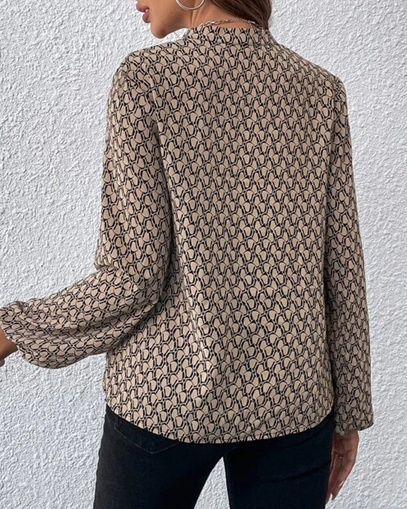 Elyna - Elegante blusa estampada