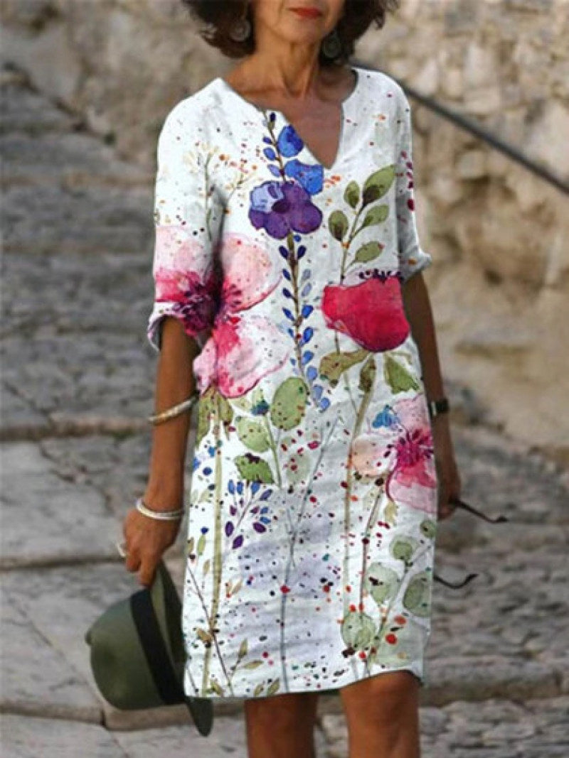 Flora - Vestido con estampado floral