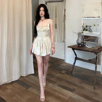 Amelie - Vestido romántico con corsé de encaje