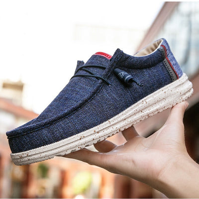 Mocasines casuales para hombre lona transpirable estilo slip on - Mateo