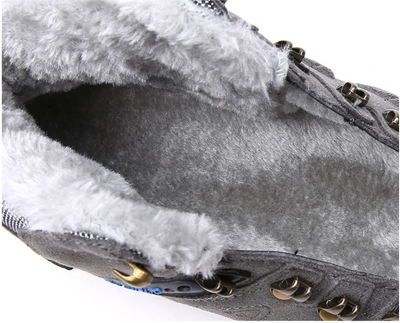 Botas de senderismo para hombre con suela de traccion y forro termico - Roland