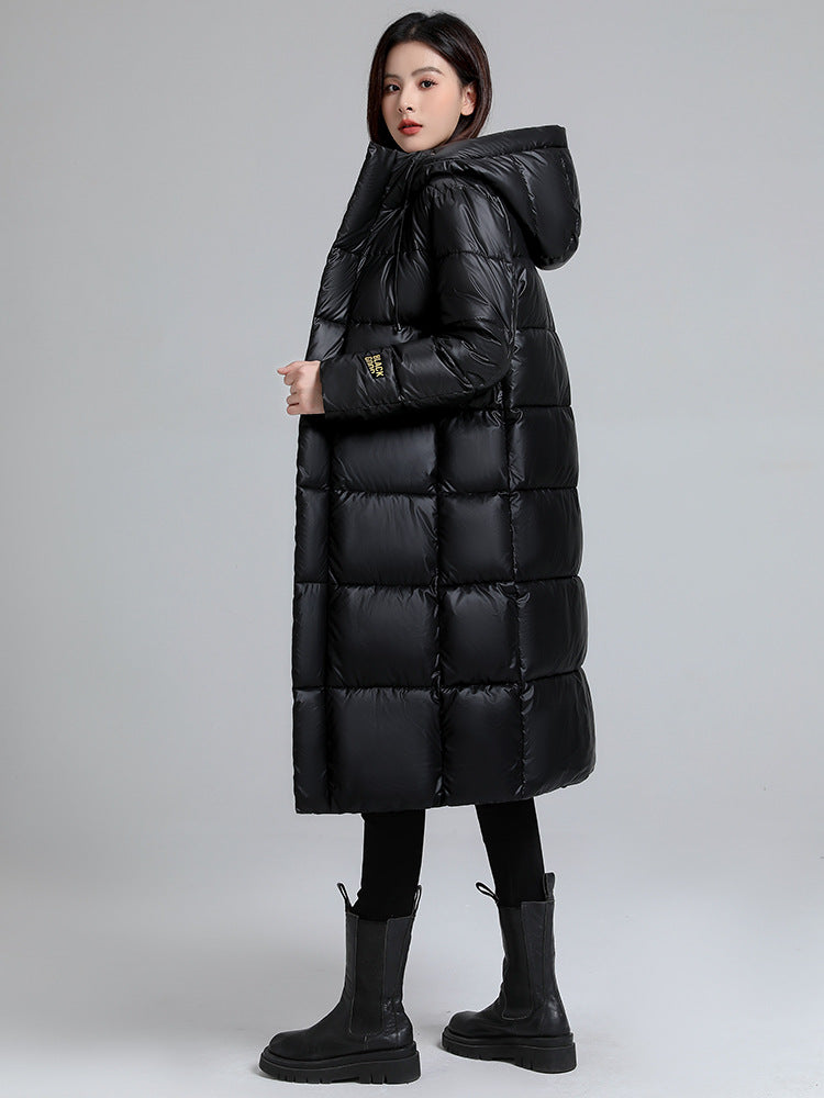 Chaqueta larga para mujer efecto acolchado - Eryndel