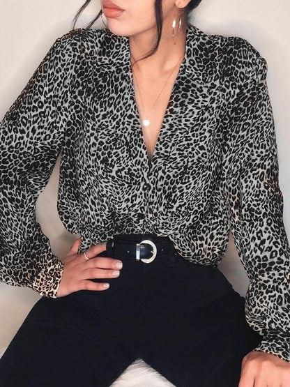 LEONA- Blusa de leopardo