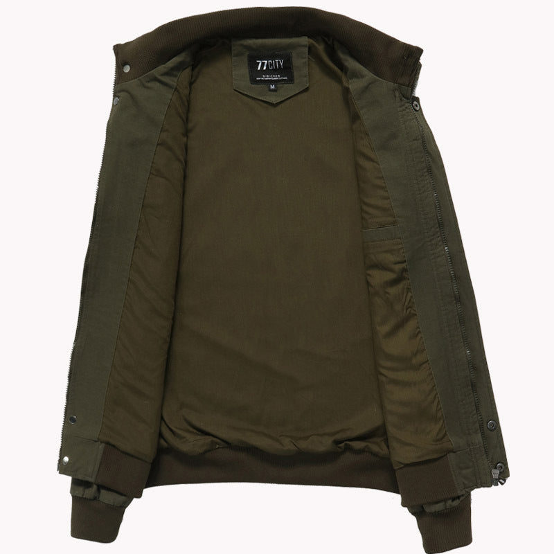 Chaqueta de hombre de algodón militar informal - Arvid