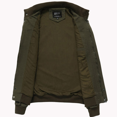 Chaqueta de hombre de algodón militar informal - Arvid