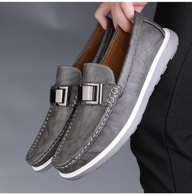 Mocasines hombre elegantes cuero marrón estilo británico - Weston