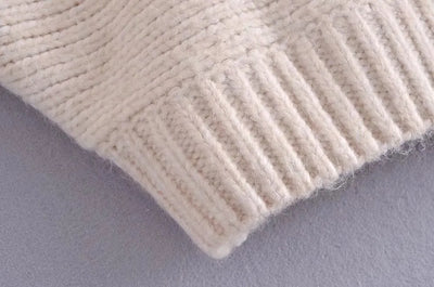 Angèle - Jersey chic y desenfadado con perlas de imitación