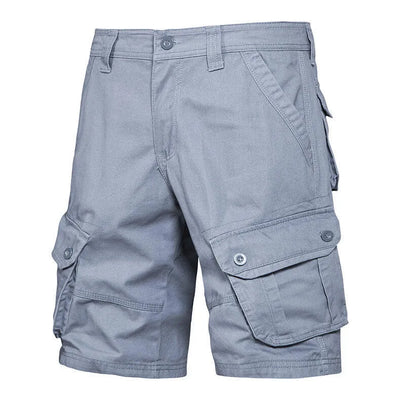 Pantalones cortos hombre bolsillos cargo algodón casual - Jason