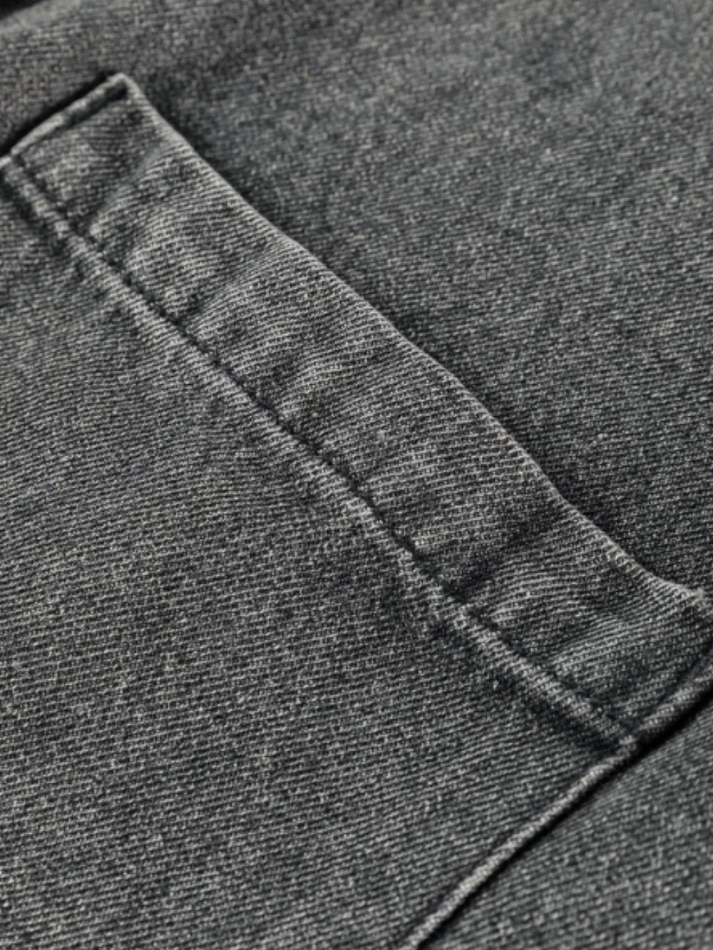 Ariane - Vestido peto vaquero con tirantes anchos y botones