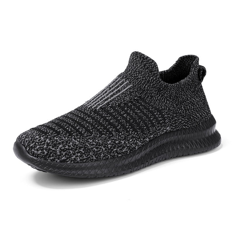 Zapatillas deportivas hombre tejido antideslizante azul grafito moderno - Dorian