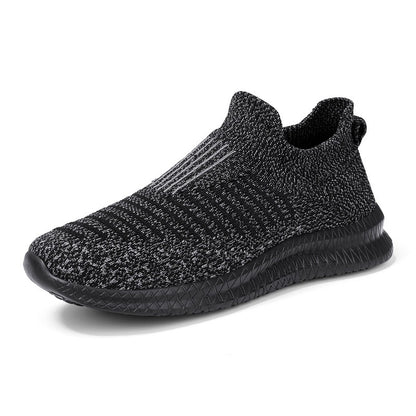 Zapatillas deportivas hombre tejido antideslizante azul grafito moderno - Dorian
