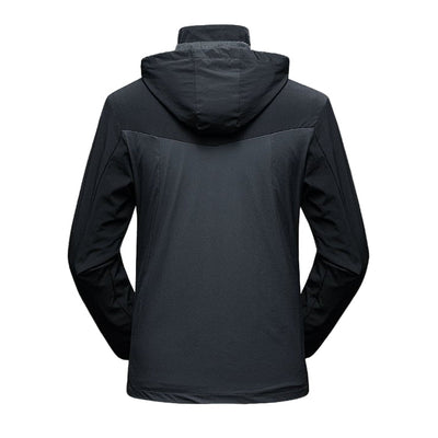 Chaqueta deportiva para hombre impermeable con capucha ajustable - Damian