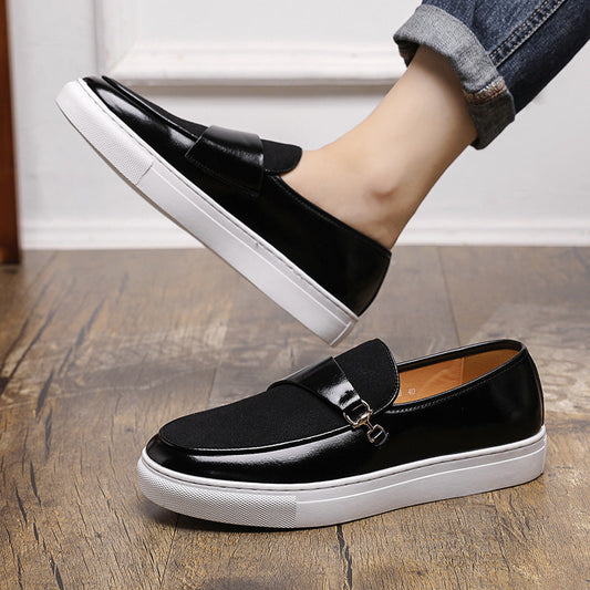 Zapatillas casual de piel para hombre - Jonas