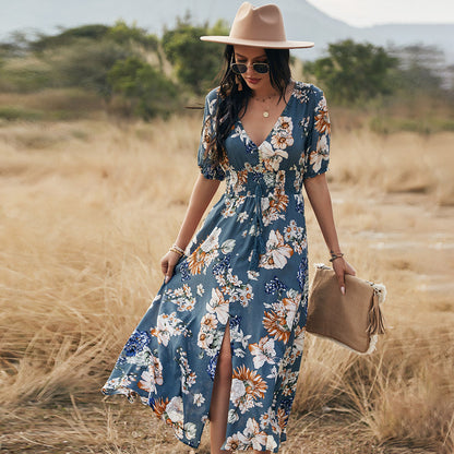 Andara - Vestido de playa con estampado floral