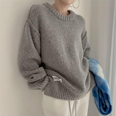 Amy - Jersey de punto con letras en contraste