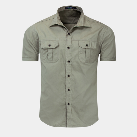 Ralph - Blusa casual cargo para hombre