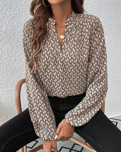 Elyna - Elegante blusa estampada