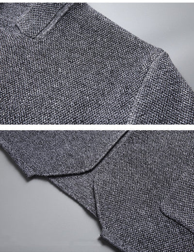 Chaqueta de punto para hombre con cuello mao - Karl