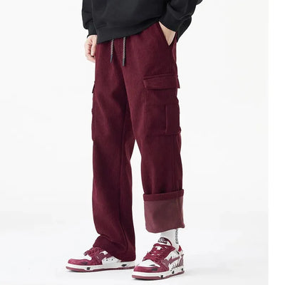 Pantalon de pana para hombre con forro polar - Auren