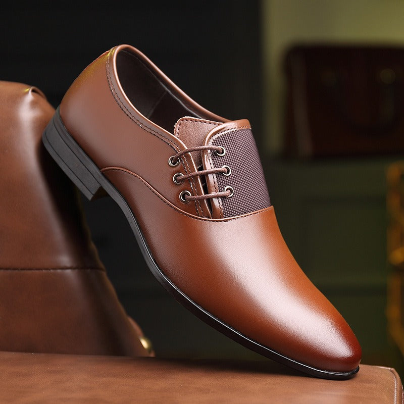 Zapatos formales hombre polipiel puntera afilada estilo elegante - Damián