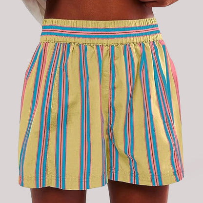 Jazmin - Pantalones cortos de verano a rayas