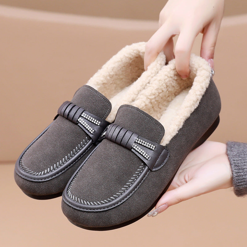 Mocasines de mujer con forro calido para otoño - Mirie