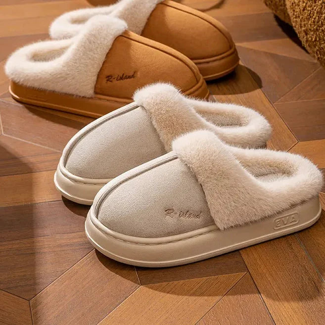 Zapatillas de casa unisex efecto aterciopelado - Eralun