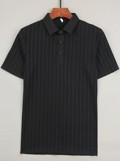 Polo de seda premium para hombre