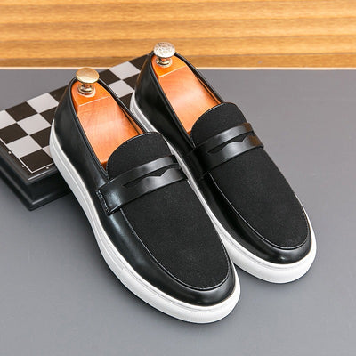 Mocasines hombre casuales cuero marrón estilo británico - Camden