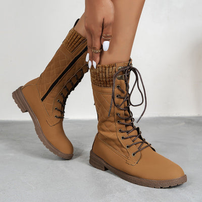 Botas altas acolchadas para mujer - Irina