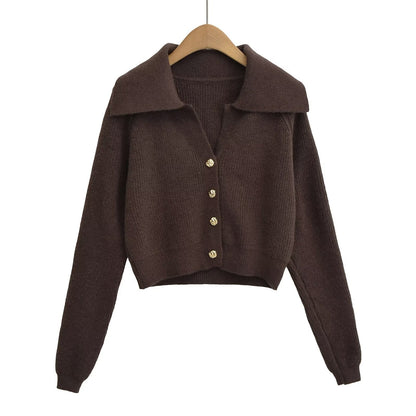 Cardigan mujer cuello solapa - Livia