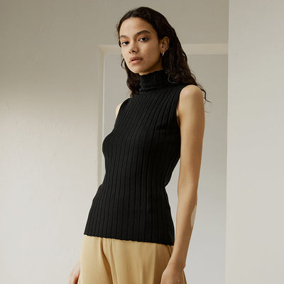 Lucy - Camiseta sin mangas con escote redondo