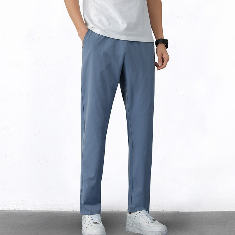 Pantalón hombre tejido elástico ajuste slim - Elías