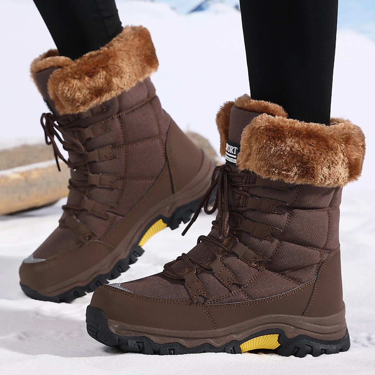 Botas de nieve para mujer impermeables con forro calido - Isolde