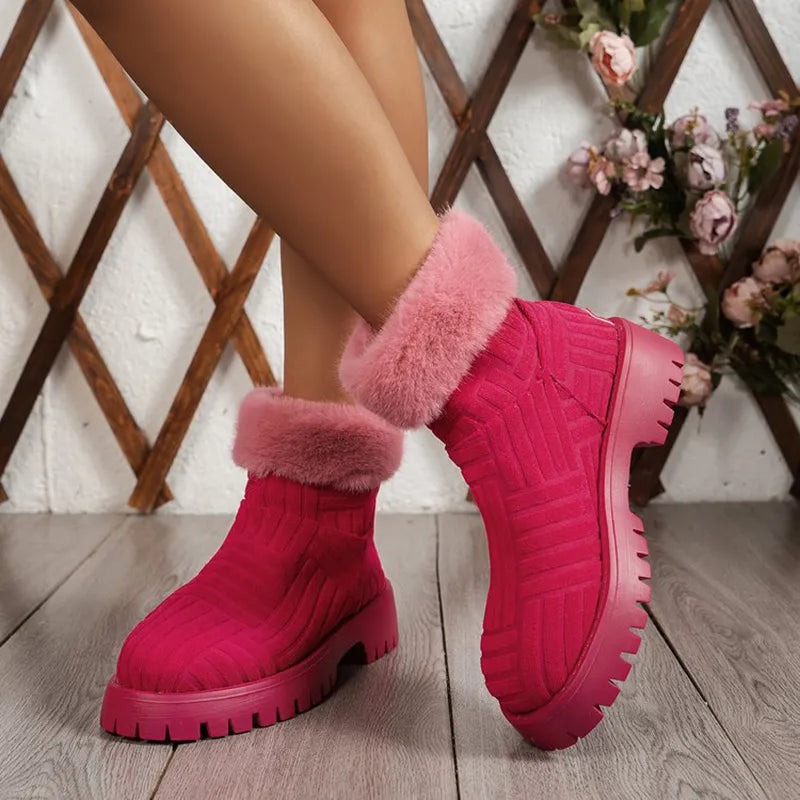 Arleth - Botas de invierno gruesas y acogedoras para mujer